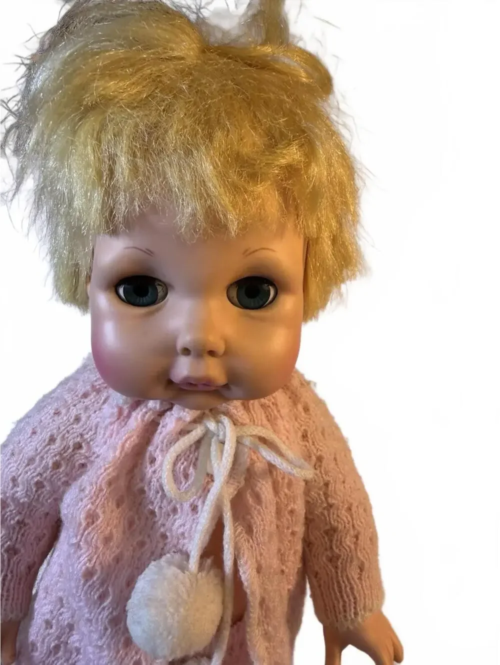 Vintage 1960’s Baby Doll All Vinyl 1960’s EEGEE Goldberger Manufactured Eye Open